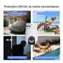EZVIZ 2K+(4MP) 4G/Wi-Fi Camera Solaire Exterieur CB8 Lite & 5W Solar Panel | Camera Exterieur sans Fil,Mode AOV (Enregistrement 