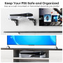 Support Mural Horizontal Réglable pour PS5/Slim/Pro, Support Mural PS5pour Console PlayStation 5, Accessoire et Kit Complet Inst