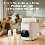 Momcozy Nettoyeur Biberons Haute Pression 2.2kPa, 19 Min, 99.9% Germes | Cycle rapide, Toutes marques, Sans BPA, Bébé, Nouveau-n