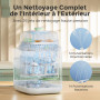 Momcozy Nettoyeur Biberons Haute Pression 2.2kPa, 19 Min, 99.9% Germes | Cycle rapide, Toutes marques, Sans BPA, Bébé, Nouveau-n