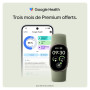 Fitbit Edge par Google - boîtier Noir Mat/Bracelet Sport Noir Volcanique | Bracelet d'activité sport, coach bien-être, suivi du 
