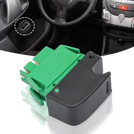 MangWany Bouton poussoir de lève-vitre Citroën C1 Peugeot 107 1007 | 848100H010 6554.KZ,Noir et Vert, ON-OFF