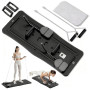 Roadtime Planche de Pilates 2025 améliorée pliable et compact pour genouillères et entraînement abdominal multifonction avec reb