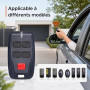 2 Pièces Télécommande pour portail BFT MT B RCB4, 433 MHZ Telecommande pour Bft, Portail 4 canaux 4 boutons Compatible TRC 2, TR