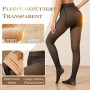 ALEIFLE collant polaire femme,Collants thermiques pour femme,Collant Polaire Femme Effet Transparent