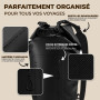 Nordlight Dry Bag Sac Étanche avec Pochette Étanche Téléphone, Fermeture Roll-Top, Bandoulière | Sac à Dos étanche Nautique, Sac
