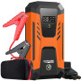 Booster Batterie Voiture 3000A 12V (pour Essence & Diesel) | Booster de BATTERIE de VOITURE avec écran LCD et lampe TORCHE LED,