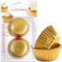 ScrapCooking - Lot de 48 Caissettes Dorées pour Cupcakes & Muffins - Décorations Étuis Tasses en Papier pour Pâtisseries - Caiss