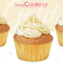 ScrapCooking - Lot de 48 Caissettes Dorées pour Cupcakes & Muffins - Décorations Étuis Tasses en Papier pour Pâtisseries - Caiss