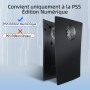 Mcbazel PS5 Console Faceplate Cover avec Refroidissement - Façade de Remplacement pour Digital Edition - Anti-Rayures et Anti-Po