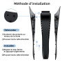 Mcbazel PS5 Console Faceplate Cover avec Refroidissement - Façade de Remplacement pour Digital Edition - Anti-Rayures et Anti-Po