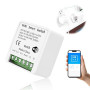Module Interrupteur WiFi 16A, Relais WiFi Encastrable pour Lumière | Interrupteur Connecté Compatible Alexa Google Home, Contrôl