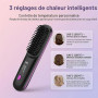 Brosse lissante sans fil,ion négatif chauffante,Créez Coiffure Raffinée | 5600mAh 3RéGlages De TempéRature160-200°,Créez Coiffan