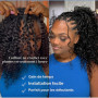 Burmese Curly Feather Crochet Human Hair Extension Unprocessed Cheveu Humain Pre-Separated Knotless For Women 16 Inch 100g