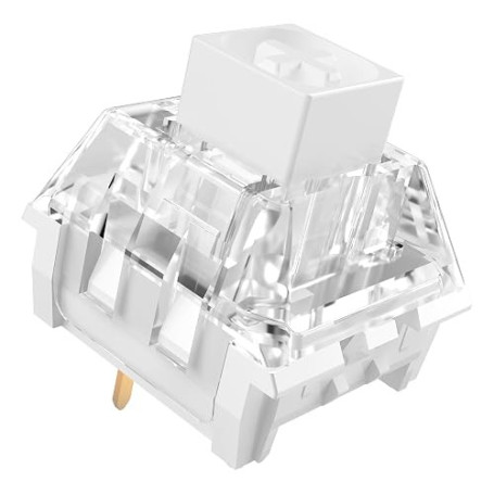 Zjmehty Kailh Box Lot de 36 interrupteurs pour clavier mécanique, 3 broches 45 gf, lubrifiés d'usine, anti-poussière et étanches