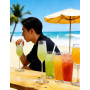Xyedyaup 100 Pcs Transparente Pailles RéUtilisables 190 Mm × 6 Mm AdaptéEs Pour Les Cocktails Familles Jus Smoothies Thé Lait（Po