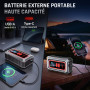 Potfilm Booster Batterie Voiture 10000A - 12V Compatible Essence/Diesel | 10L Essence / 9L Diesel, 12 Protections, Lampe 3 Modes