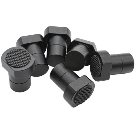 6 pièces Alliage d'Aluminium Presse Etabli pour Bench Dog Serre Joint Etabli pour Etabli Menuisier Bouchon de Positionnement de