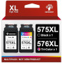 GREENSKY PG-575XL CL-576XL Cartouches compatibles pour Canon 575 576 | remplacement Noir et Couleur pour Canon PIXMA TS3750i TR4