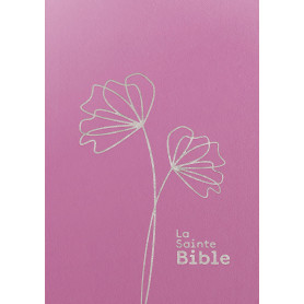 La Sainte Bible Segond 1910 - Rose, Vinyle, souple, gros caractères