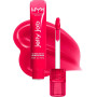NYX Professional Makeup Jelly Job Gloss Haute Brillance Cherry Jelly 14 | Formule infusée peptides, Applicateur spatule silicone
