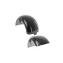 cyclingcolors Garde Boue Moto Scooter mobylette Compatible avec CITYCOCO Noir électrique, Avant + arrière