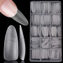 XIAOHEBAN 300 Pièces Capsule Americaine Ongle Amande - 15 tailles Capsules Ongles en Gel X Pose Americaine Ongle, Artificiel Fau