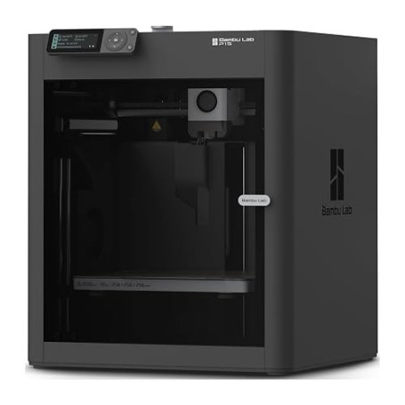 Bambu Lab P1S Imprimante 3D, Nivellement Auto., Impression Haute Précision | CoreXY Fermé pour Impression Haute Température, Com