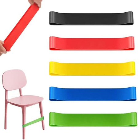 TRKETK Lot de 5 bandes élastiques pour chaises pour enfants atteints de TDAH et d'autisme sensoriel