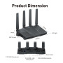 GL.iNet GL-BE6500 Flint 3e Routeur Wi-FI 7 avec VPN pour Maison et Gaming | Wi-Fi 7 BE6500 jusqu'à 6,5 Gbit/s avec MLO et 4K-QAM