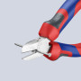 Knipex Pince coupante de côté chromée avec poignées confort 125, 70 05 125 | Mm