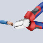 Knipex Pince coupante de côté chromée avec poignées confort 125, 70 05 125 | Mm