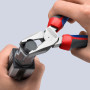 Knipex Pince universelle à forte démultiplication chromée, 02 05 180 | Avec poignées confort 180 mm