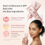 medicube No Cast Just Glow Collagène Crème Solaire SPF 50 | Crème solaire visage SPF 50, formule légère & non collante avec pept