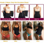 KUMAYES Gaine Amincissante Ventre Plat Femme Corset Minceur Serre Taille Body Sculptant Femme Gainant Ceinture Amincissante
