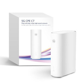 5G CPE C7 Routeur 5G avec Carte SIM, WiFi 6 AX3000 jusqu'à 5,8 Gbit/s | Internet Immédiat sans Ligne Fixe ni Fibre – Gaming en L