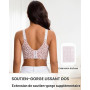 HOWIN Soutien Gorge sans Armature Push Up Brassiere Femme Grande Taille | Confort, Full Cup, Gel, Forte Poitrine, Rembourré, Cla