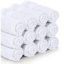 Utopia Towels Serviettes de Toilette, 30 x 30 CM, Paquet de 12, Blanc | De qualité supérieure, 100 % coton, gants de toilette/se