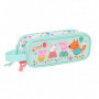 Trousse Fourre-Tout Double Peppa Pig Cosy corner Bleu clair (21 x 8 x 6 cm) 21,99 €