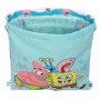 Sac à dos serré par des ficelles Spongebob Stay positive Bleu Blanc (26 x 34 x 1 25,99 €