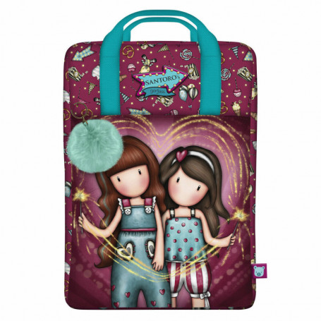 Cartable Gorjuss Fireworks Bordeaux (25 x 36 x 10 cm) 44,99 €
