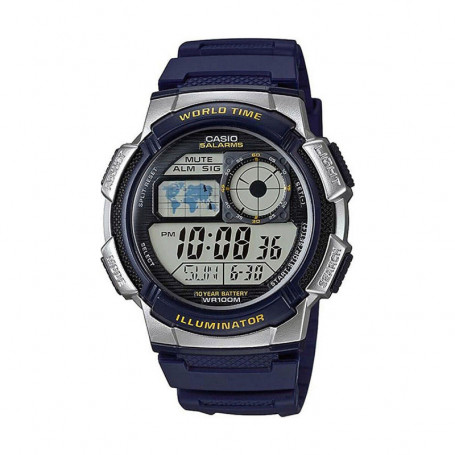 Montre Homme Casio WORLD TIME ILLUMINATOR - 5 Alarms, 10 Year battery (Ø 43 mm) 65,99 €