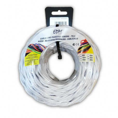 Câble d'Interface Parallèle EDM 11989 Blanc 25 m 3 x 1,5 mm 109,99 €