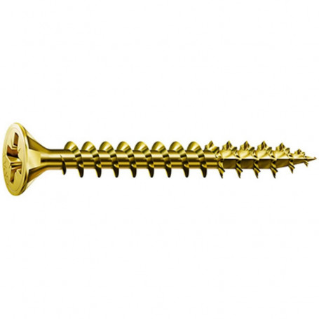 Boîte à vis SPAX Yellox Bois Tête plate 50 Pièces (5 x 80 mm) 21,99 €