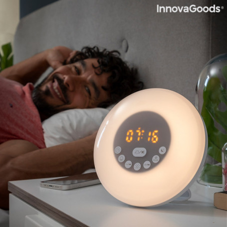 Réveil matin rechargeable avec enceinte Slockar InnovaGoods 37,99 €