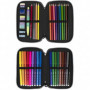 Plumier double Milan Sunset Noir Vert 34 Pièces 31,99 €