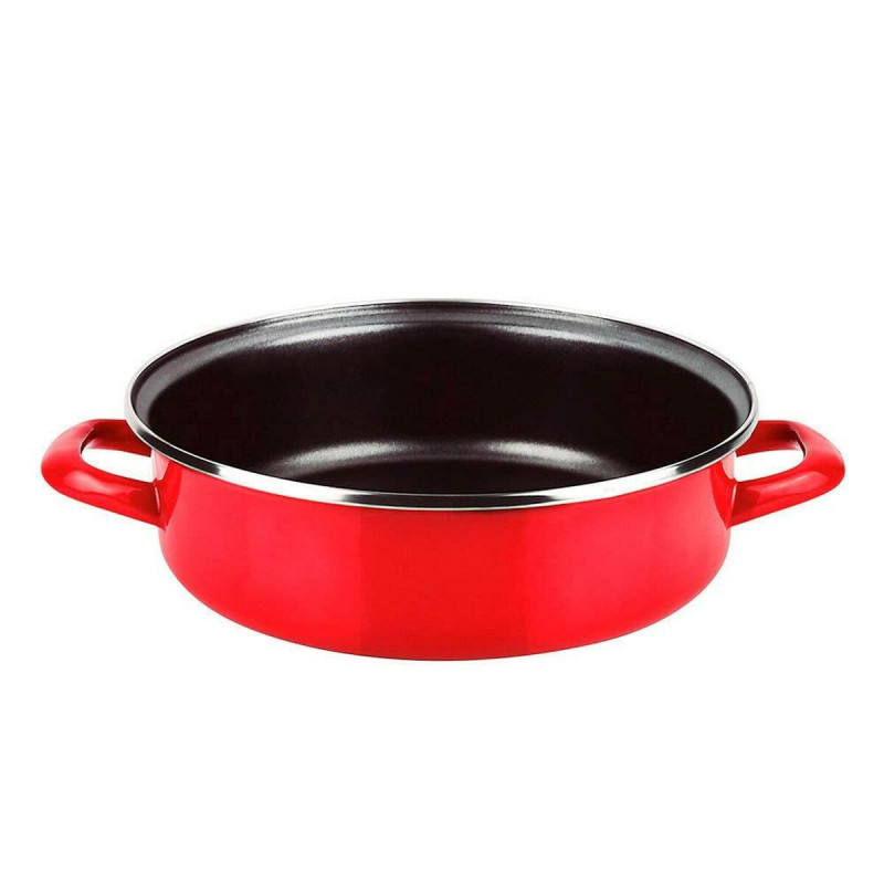 Plat à tarte Fagor Optimax Rouge Acier émaillé Ø 24 cm