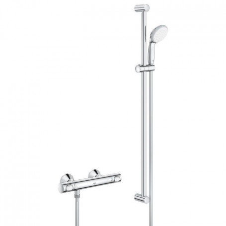 Mitigeur thermostatique douche 1/2 avec ensemble de douche - GROHE 179,99 €