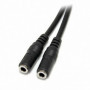 Adaptateur Audio Jack Startech MUY1MFFS       Noir 0,2 m 14,99 €