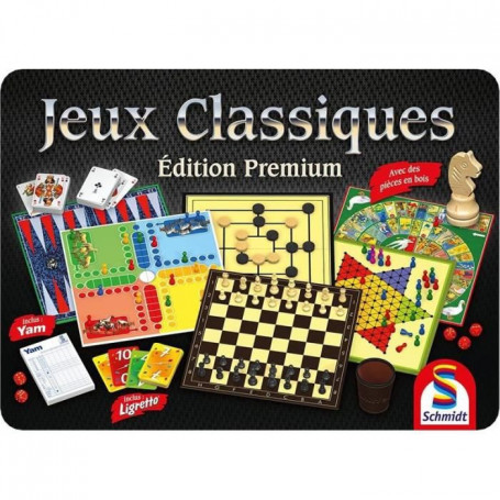 Coffret Jeux Classiques Édition Premium - Jeu de société - SCHMIDT SPIELE - Boît 54,99 €